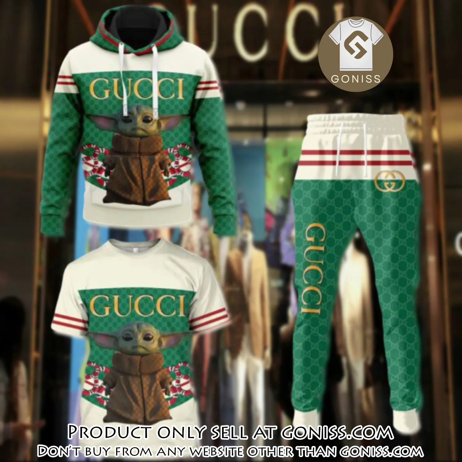 Gucci luxury brand combo tshirt hoodie long pants set trending 24 outfit sport lcs1028 gn0104322
